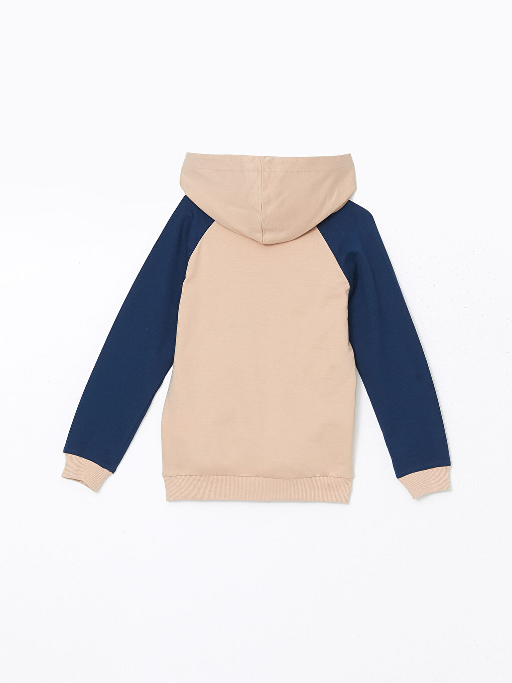 LCW Kids Bej Kapüşonlu Erkek Çocuk Sweatshirt - 1