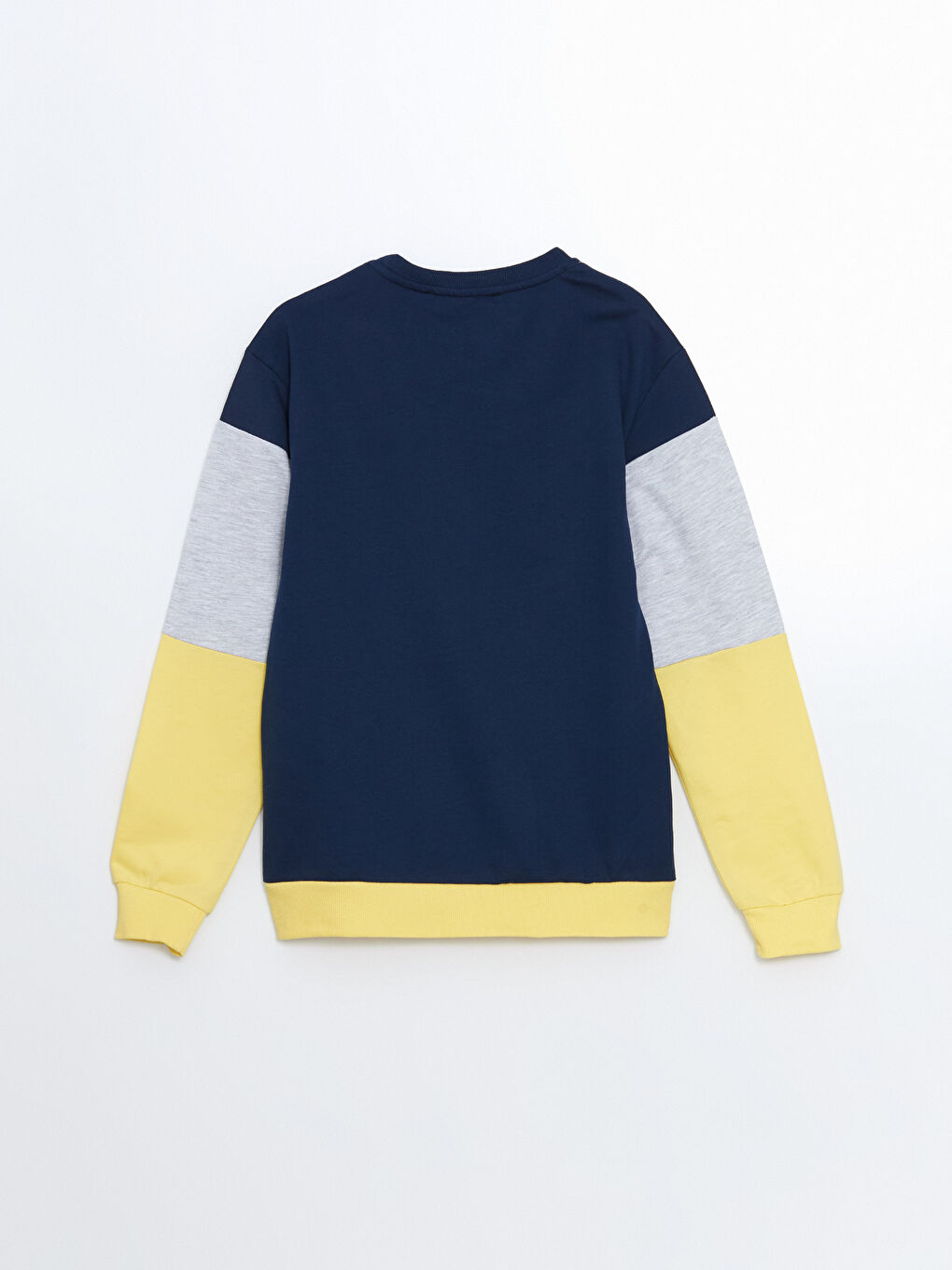 LCW Kids İndigo Bisiklet Yaka Baskılı Erkek Çocuk Sweatshirt - 2