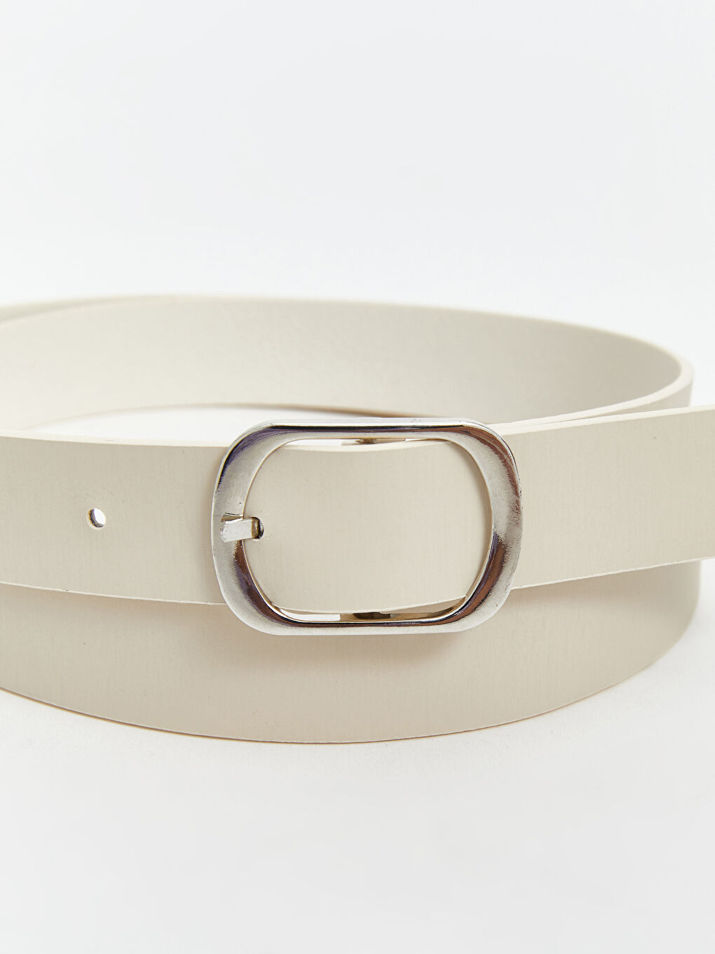 Siyah Deri Görünümlü Kadın Kemer-5