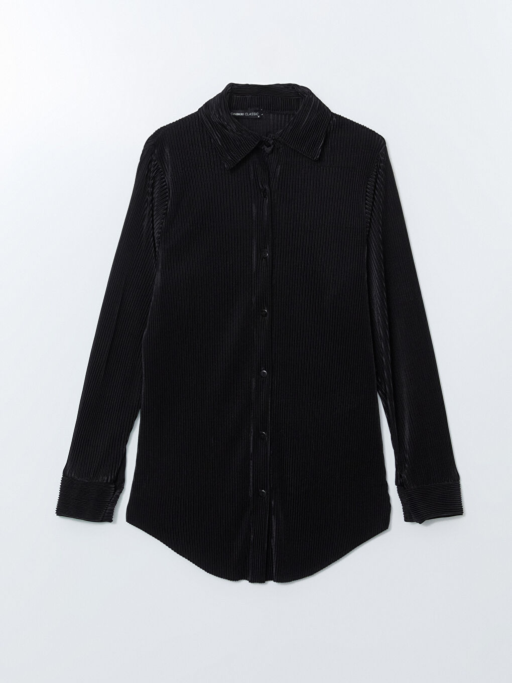 Chemise Rayée à Manches Longues Oversize pour Femmes-4