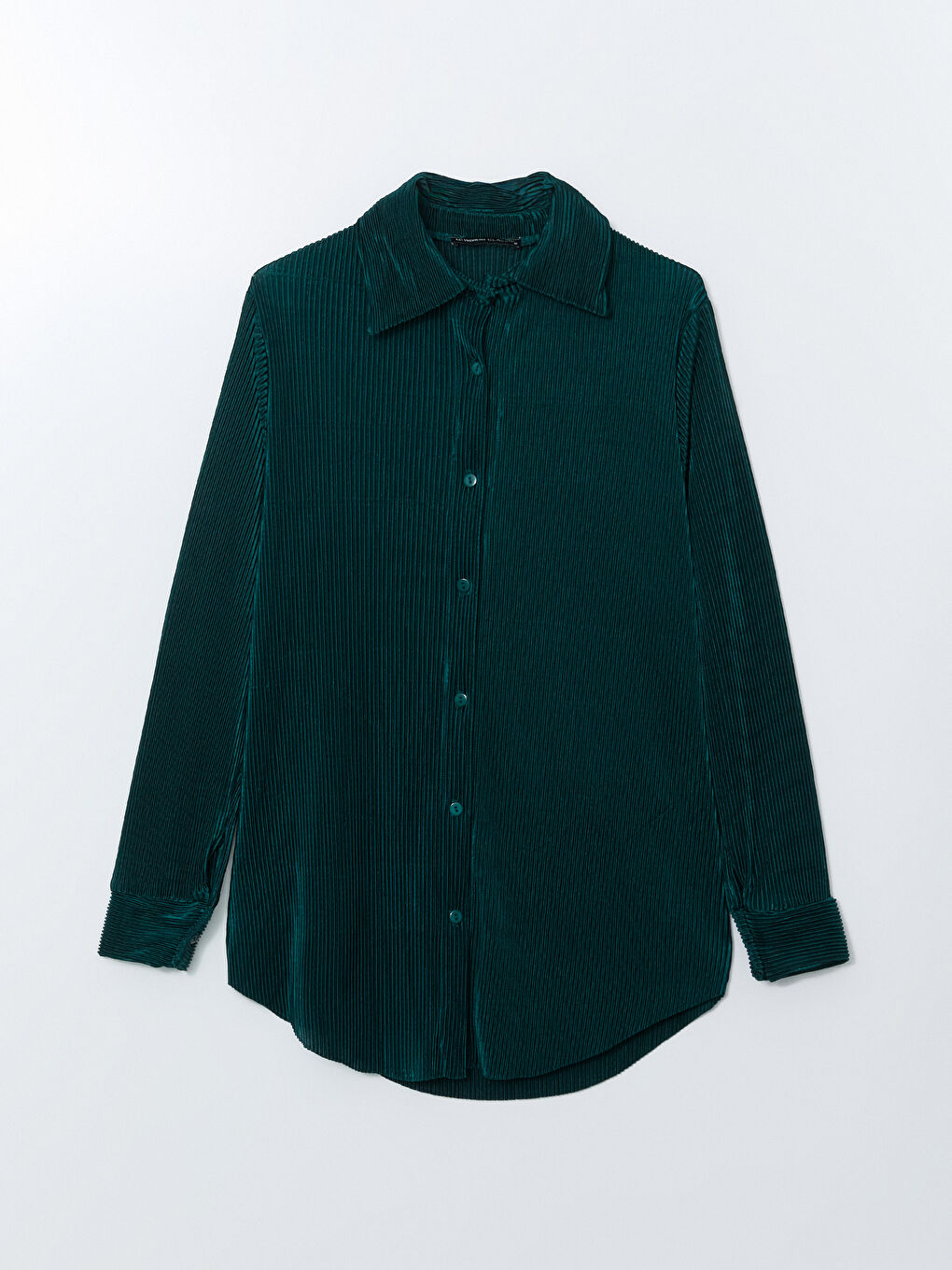 Striped Long Sleeve Oversize Women's Shirt-4