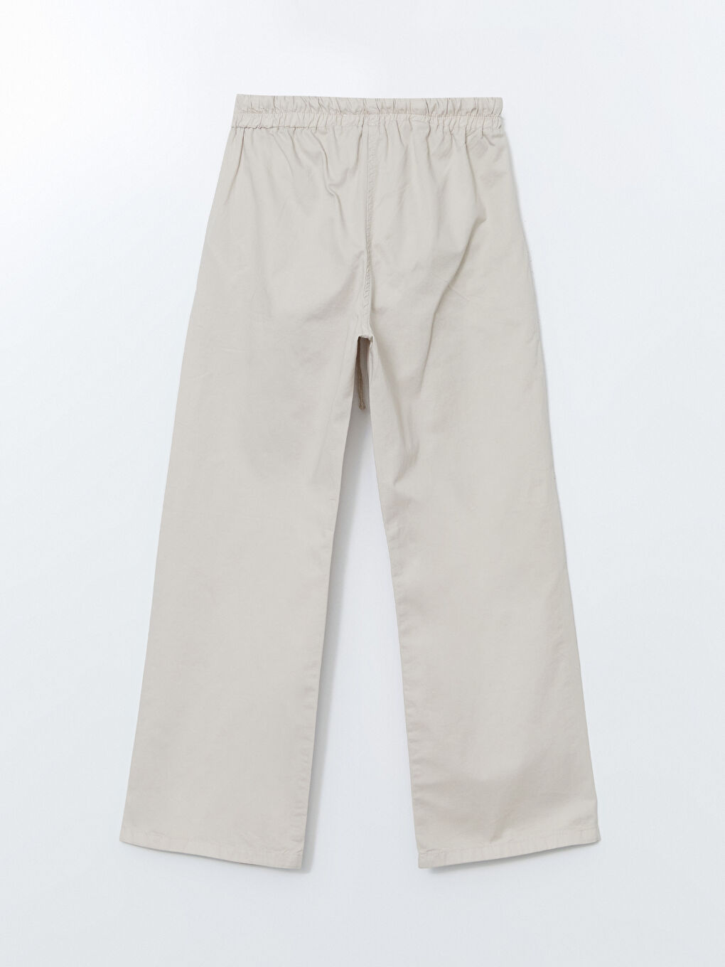 Elasticated Waist Twill Women's Trousers-5