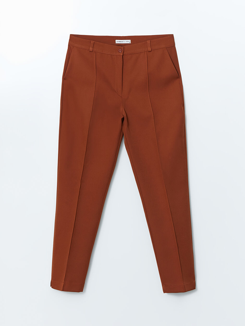 Slim Fit Women's Pleated Trousers -W4LH75Z8-GBL