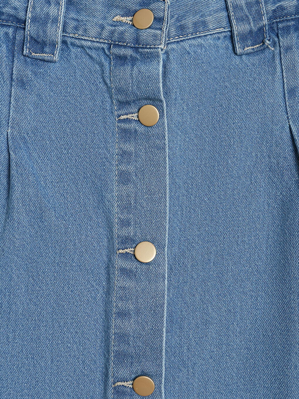 Regular Fit Women's Denim Skirt-2