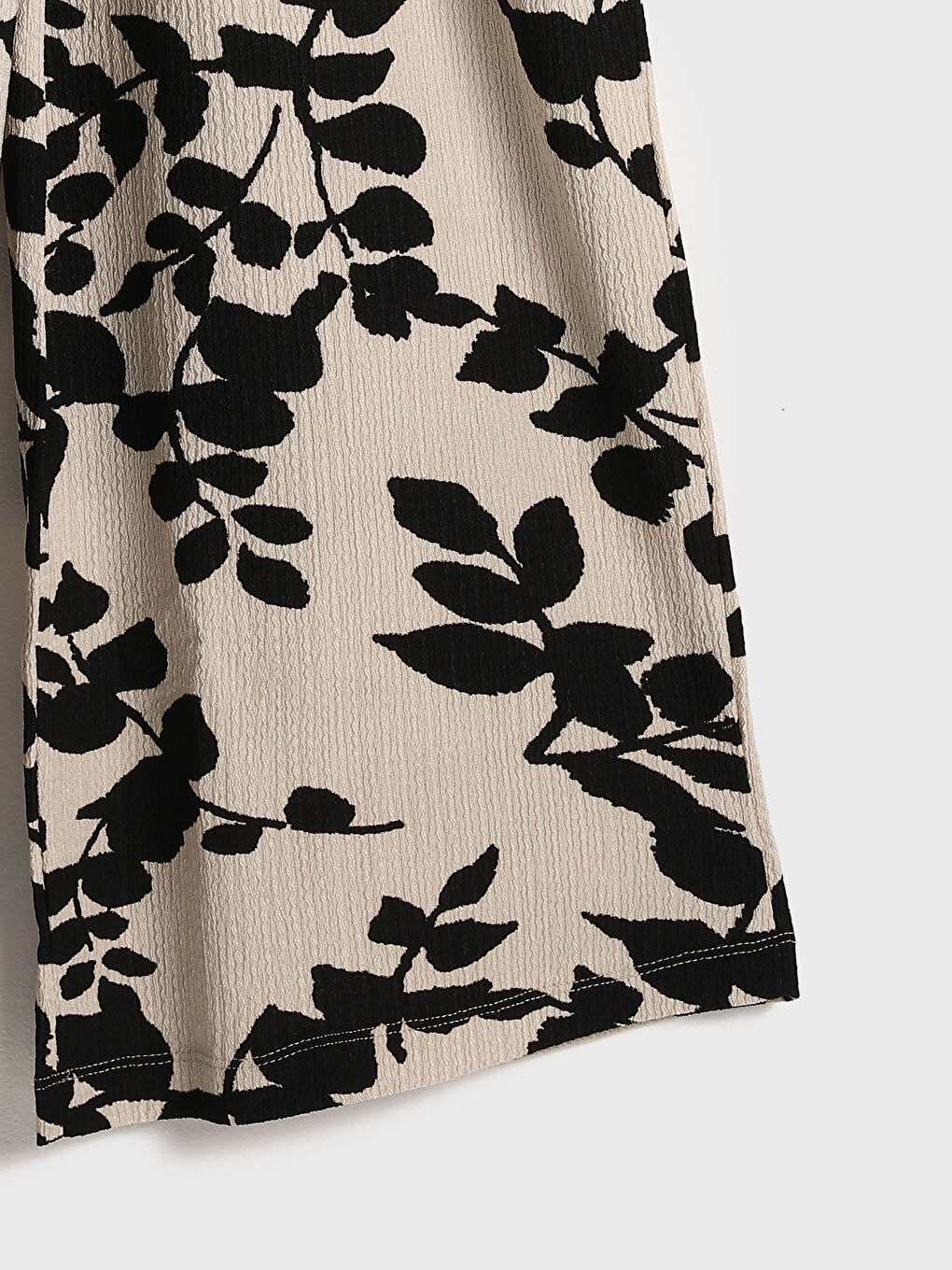 Elasticated Waist Floral Women's Trousers-6