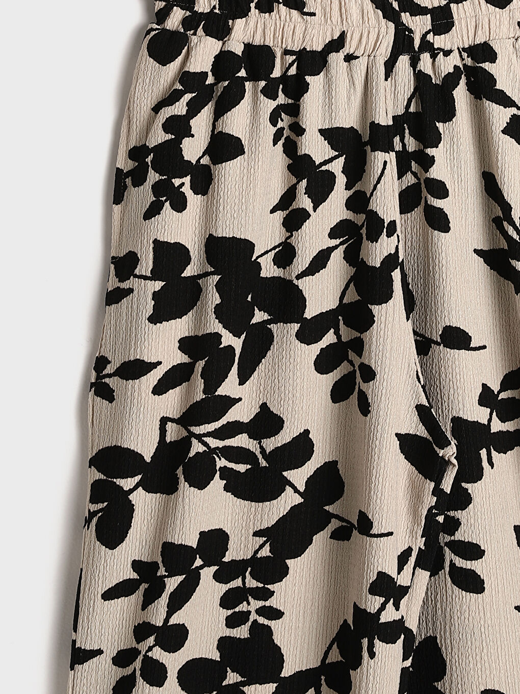 Elasticated Waist Floral Women's Trousers-7