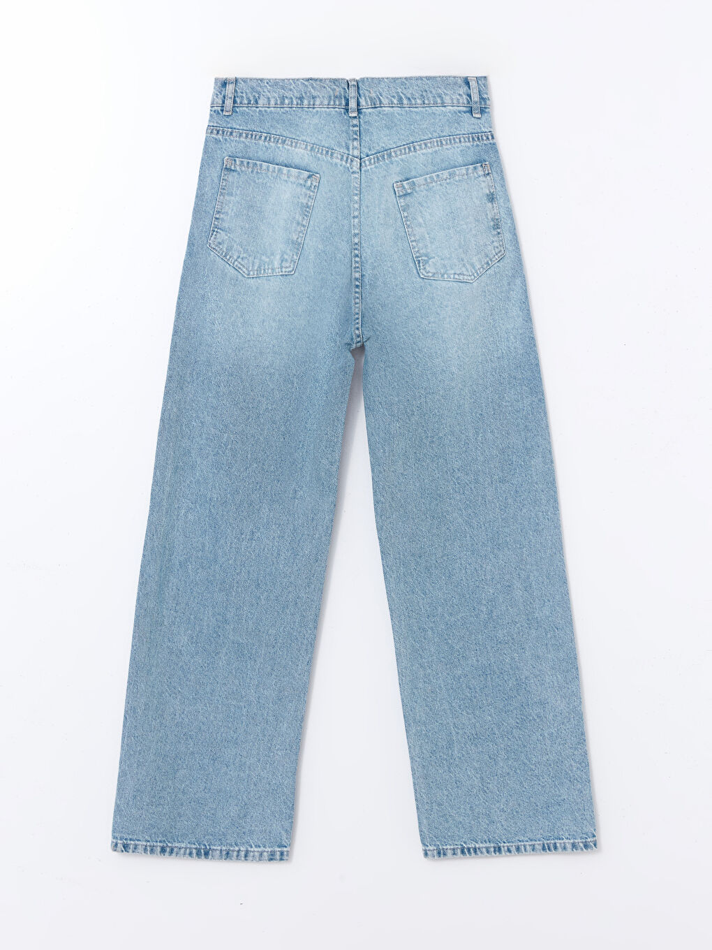 Straight Fit Ripped Detail Patterned Women's Jeans-5