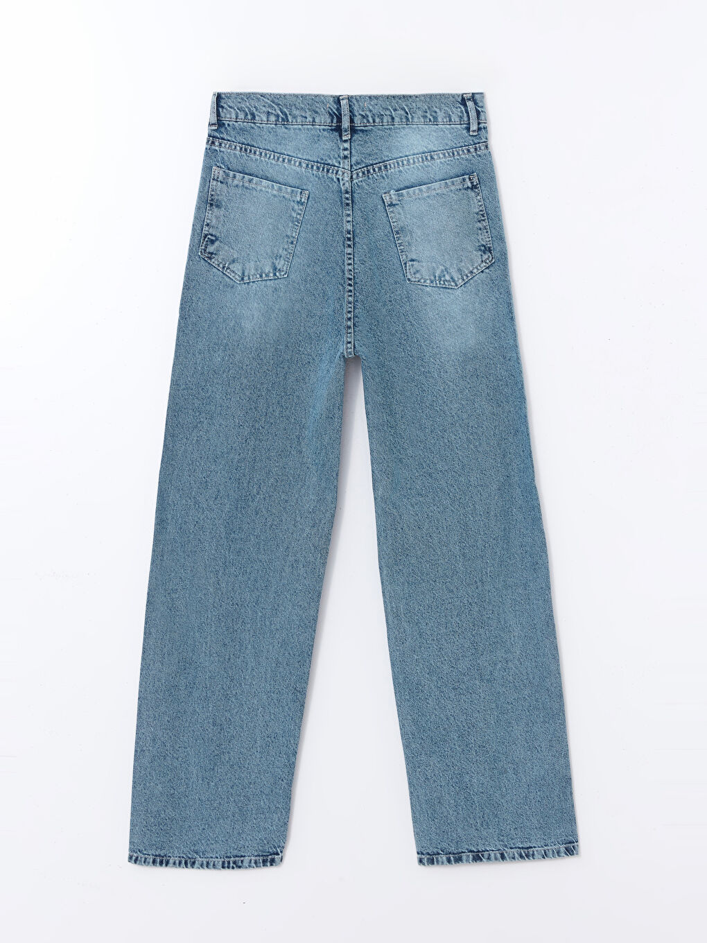 Straight Fit Ripped Detail Patterned Women's Jeans-9