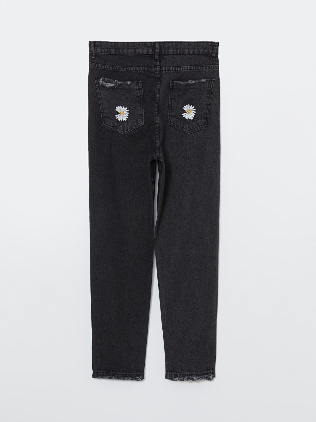 Mom Fit Floral Women's Jeans-7