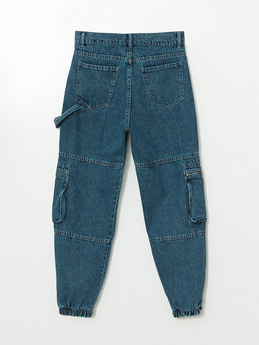 Ripped Detail Jogger Women's Cargo Jeans -W4LH93Z8-507