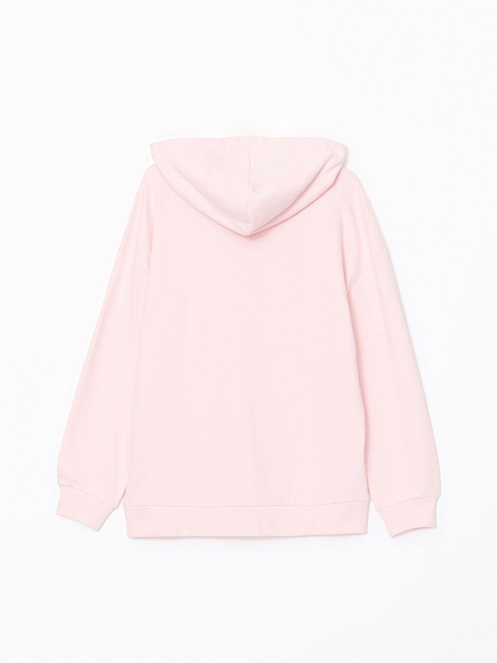 Natuvera Açık Pembe Oversize Kadın Hoodie - 1