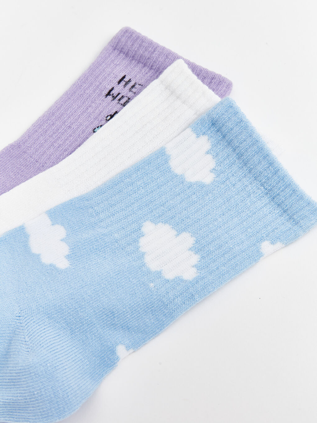 LCW DREAM Printed Women's Ankle Socks 3-packs -W50416Z8-J0M