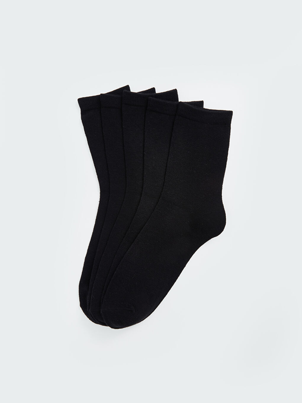 LCW DREAM Women's Plain Ankle Socks 5 Pack -W50422Z8-J0F