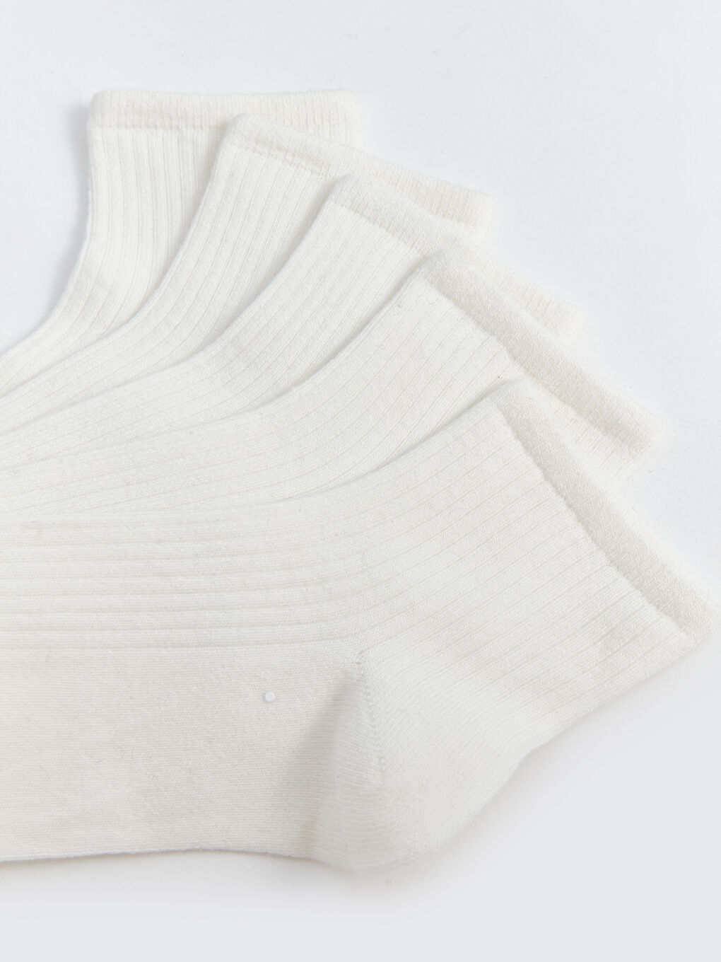LCW DREAM Women's Plain Ankle Socks 5 Pack -W50430Z8-FDU