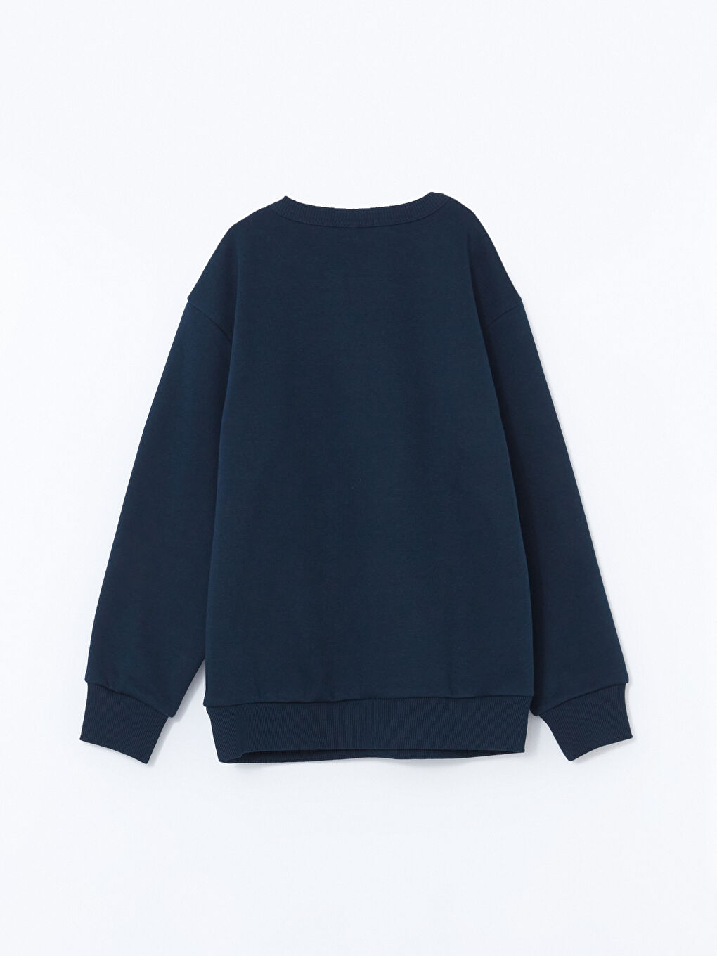 LCW Kids Lacivert Bisiklet Yaka Erkek Çocuk Sweatshirt - 2