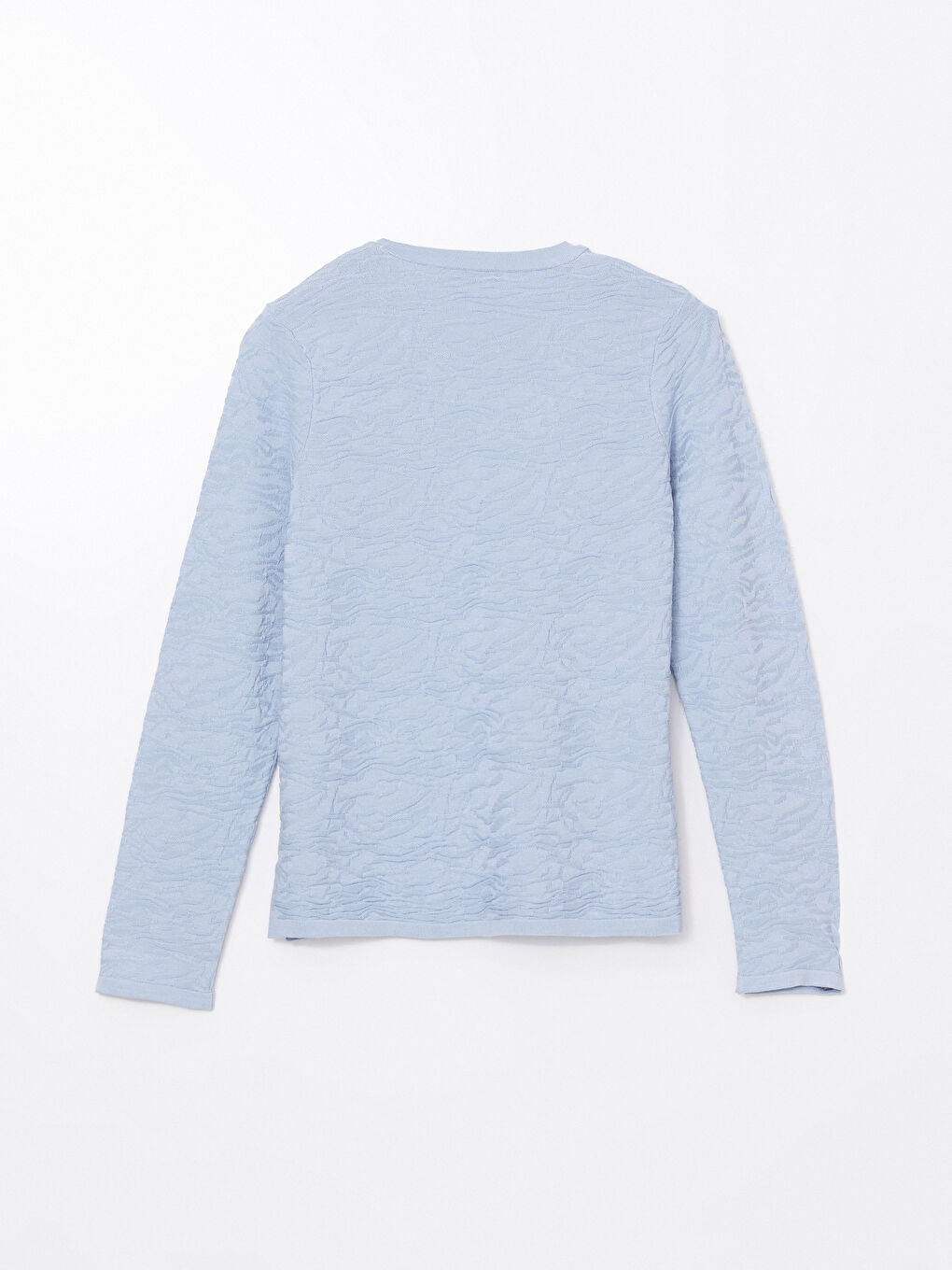 Crew Neck Patterned Women's Knitwear Sweater -W4LI65Z8-CU5