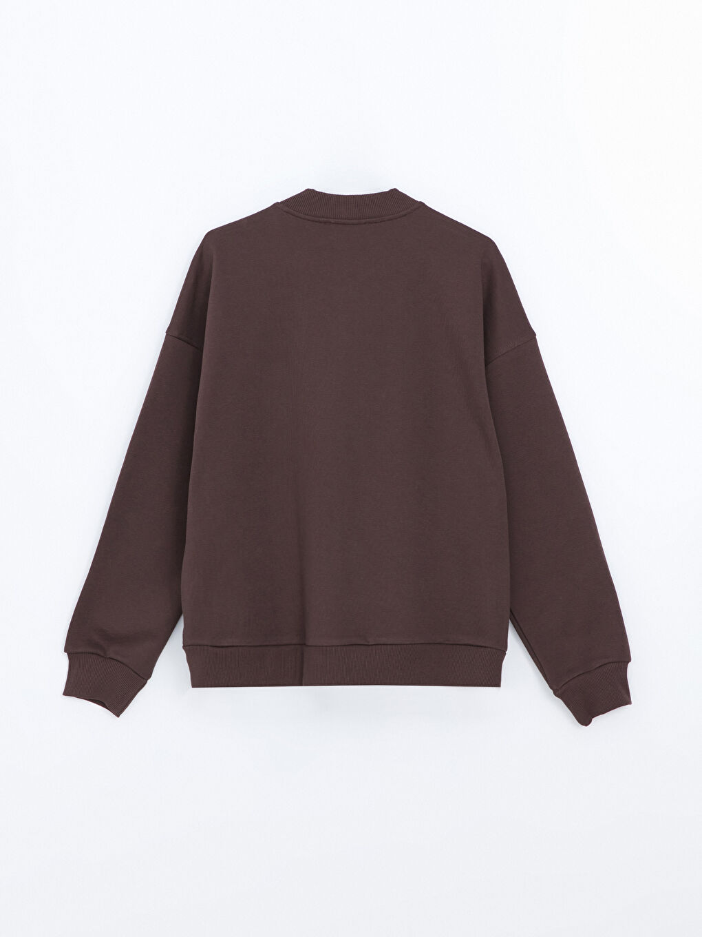 LCW Vision Kahverengi Kolej Yaka Oversize Kadın Fermuarlı Sweatshirt - 6