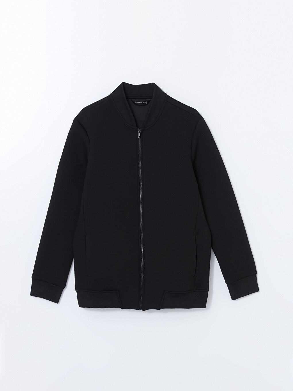College Collar Long Sleeve Men's Zip-Up Sweatshirt -W4LJ36Z8-CVL
