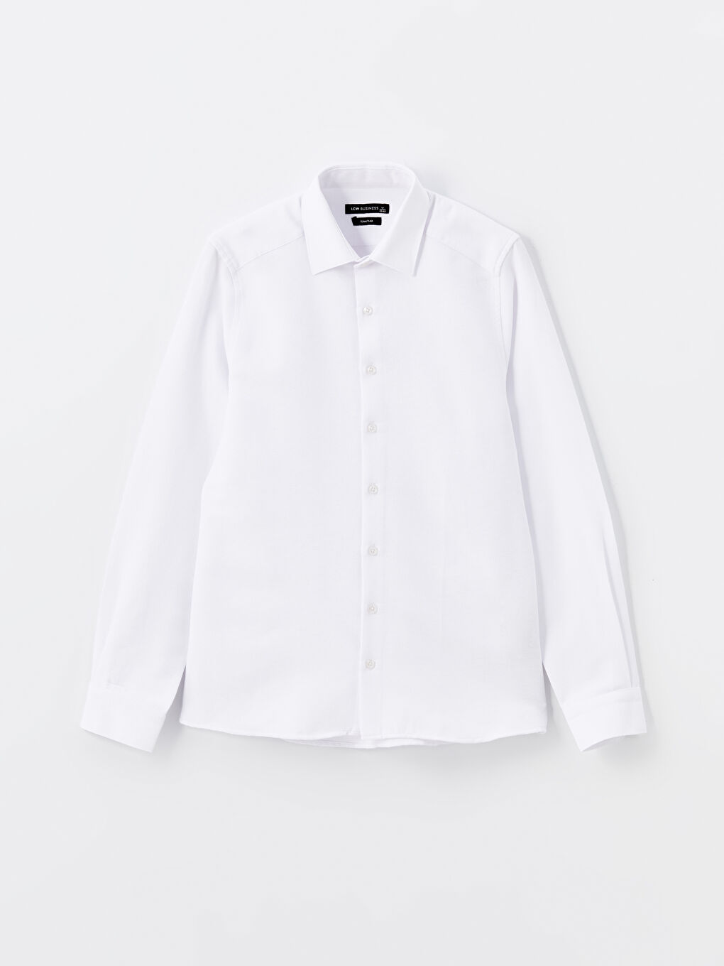 LCWAIKIKI Formal قميص رجالي دوبي بقصة ضيقة وكم طويل -W50804Z8-Q6K