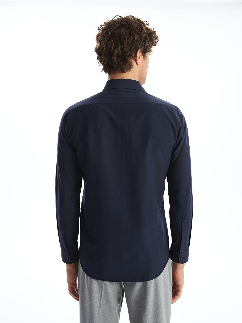 LCWAIKIKI Formal Slim Fit Long Sleeve Poplin Men's Shirt -W50808Z8-CRP