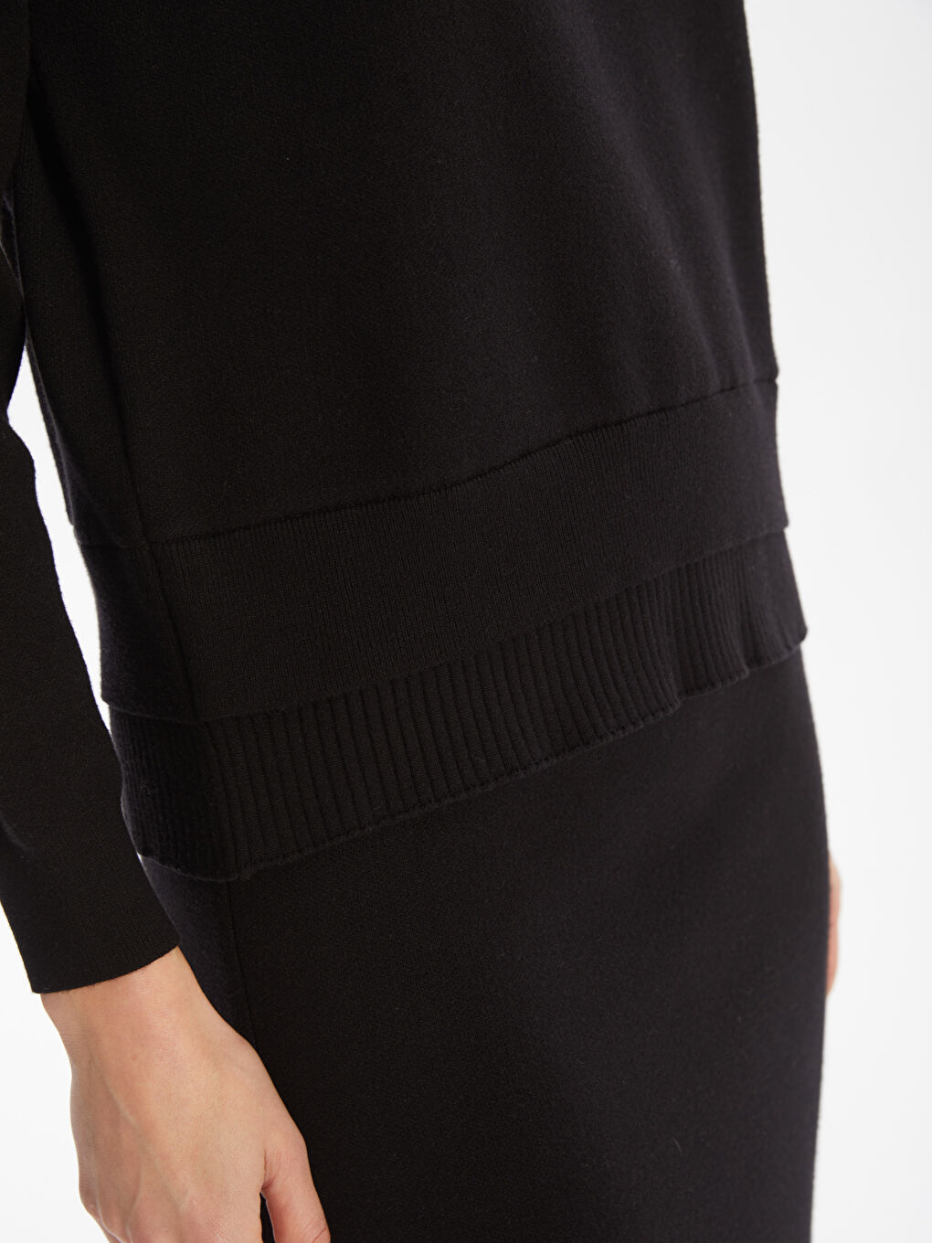 Crew Neck Women's Knitwear Sweater -W4LK06Z8-CVL