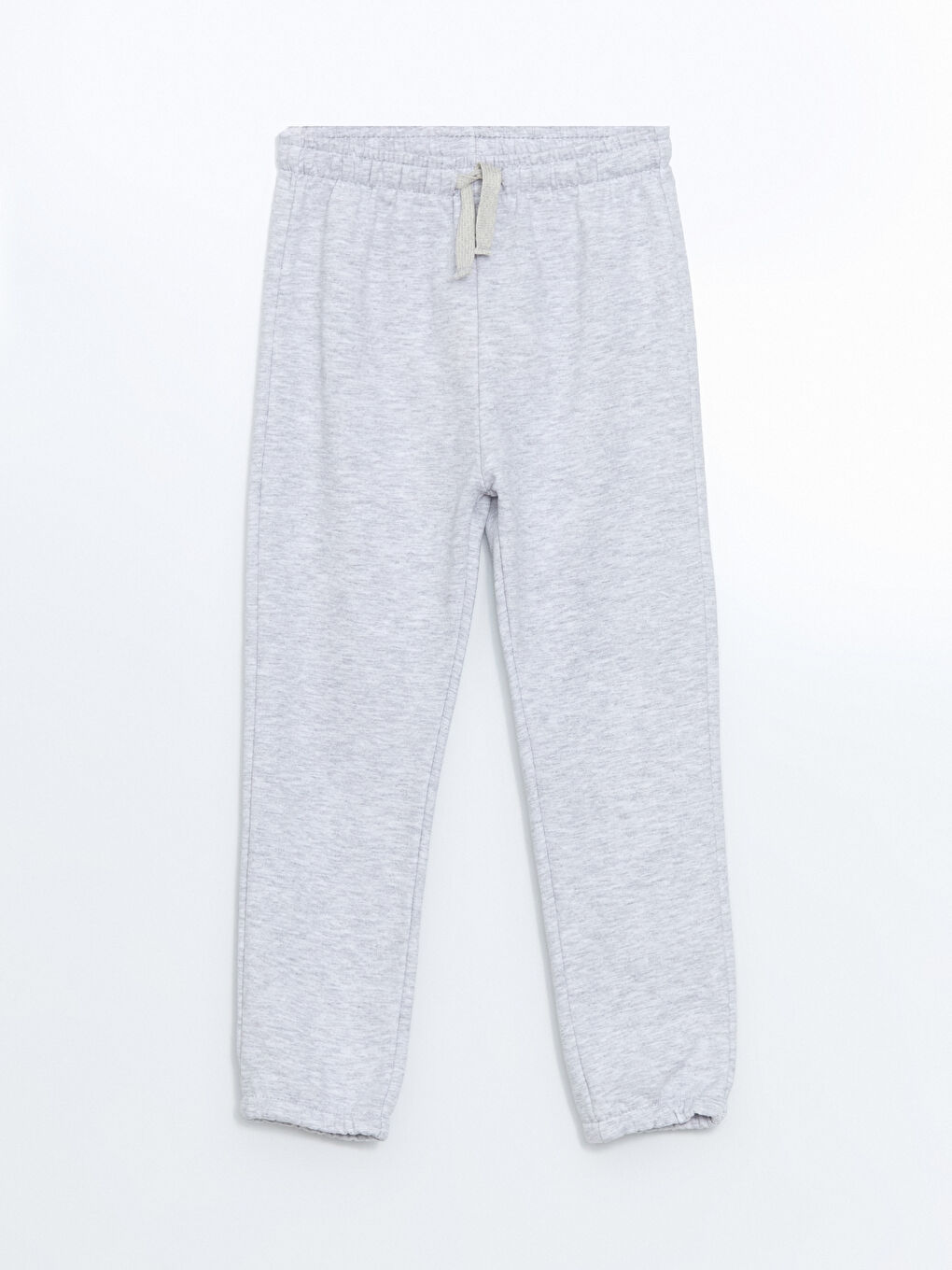 Gri Beli Lastikli Kalın Erkek Çocuk Jogger Eşofman Altı