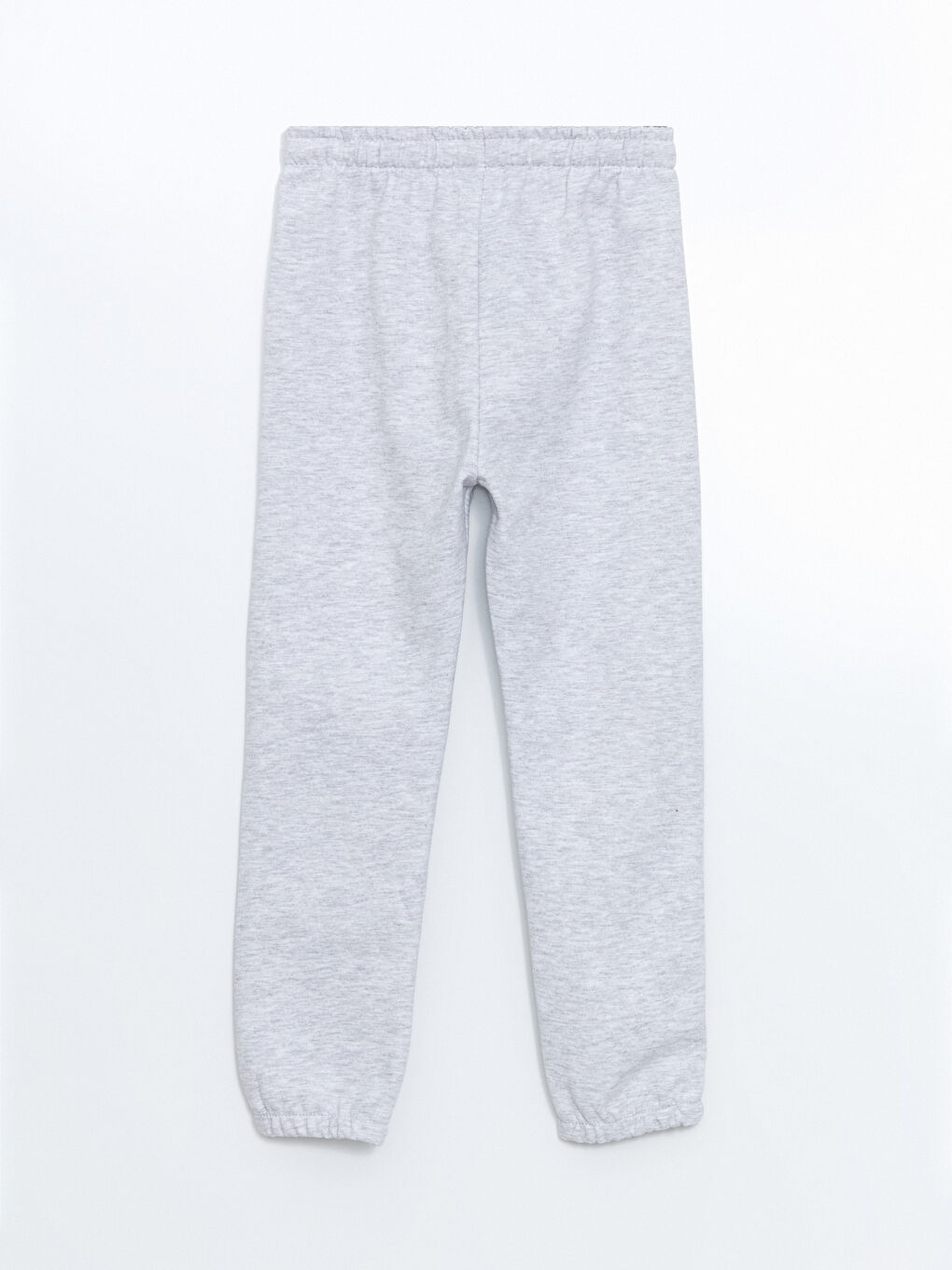 Gri Beli Lastikli Kalın Erkek Çocuk Jogger Eşofman Altı-2