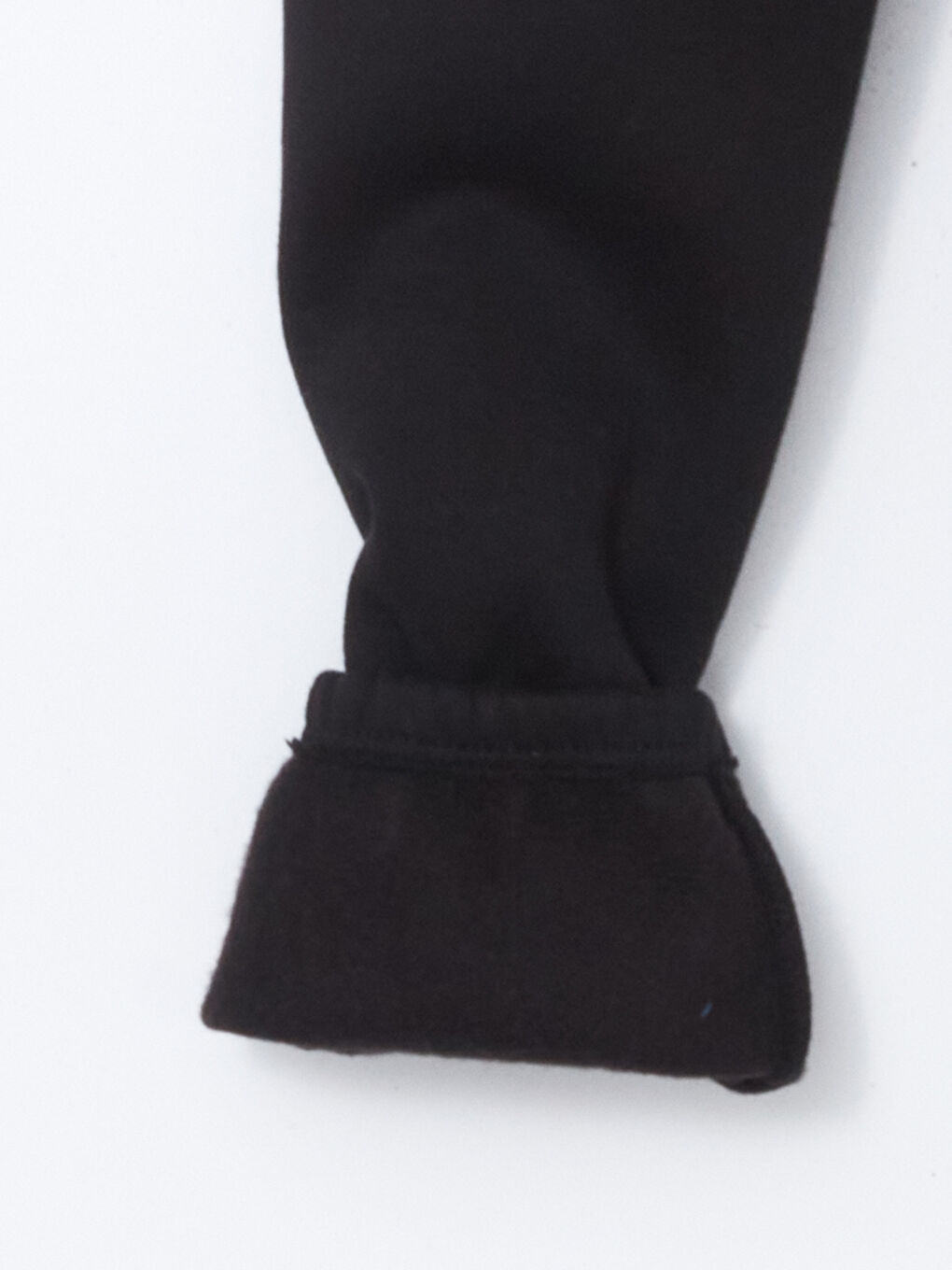 Siyah Beli Lastikli Kalın Erkek Çocuk Jogger Eşofman Altı-2