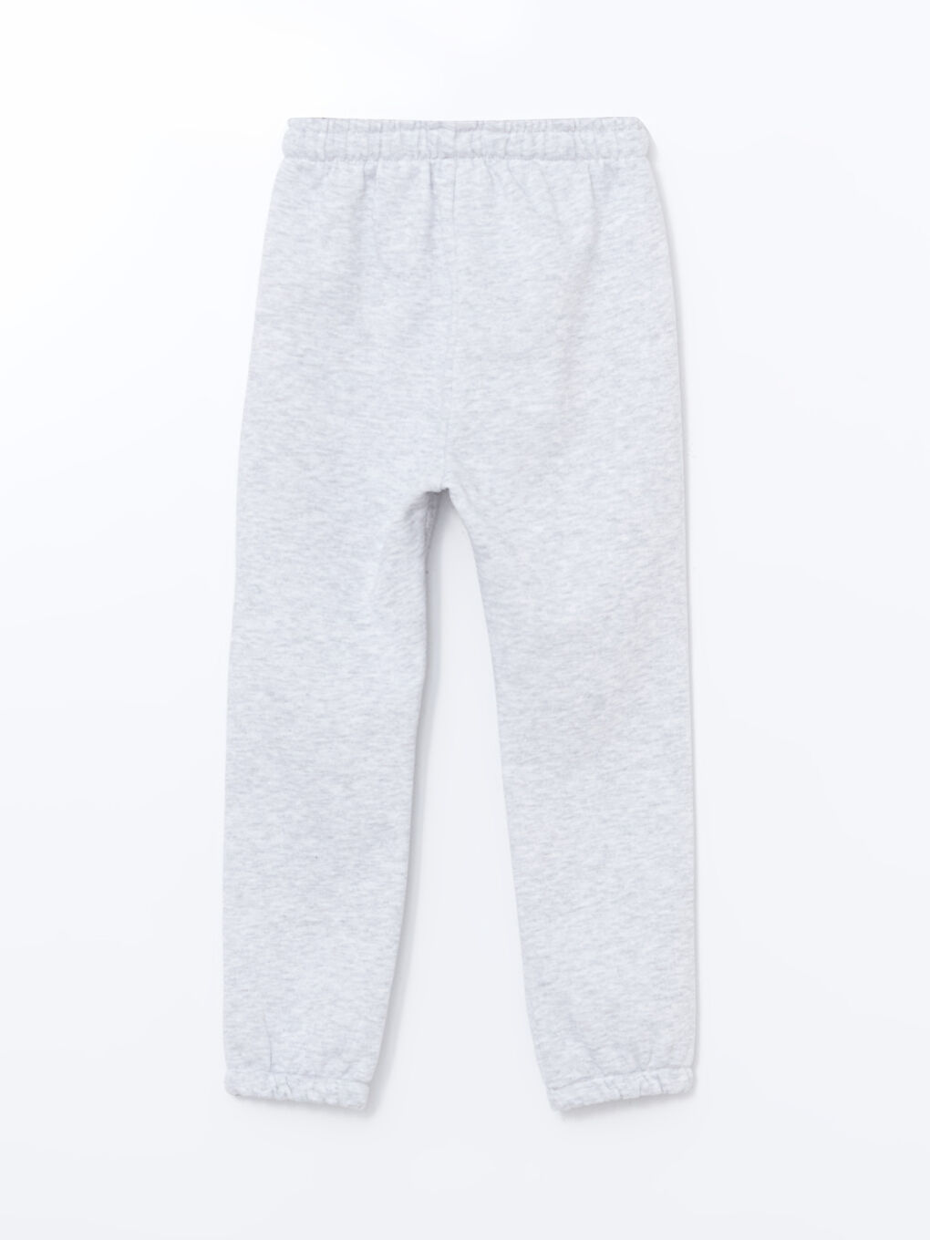 Gri Beli Lastikli Kalın Erkek Çocuk Jogger Eşofman Altı-1
