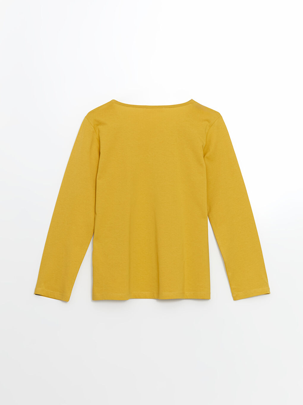 Sarı V Yaka Kadın Pijama Üstü-1