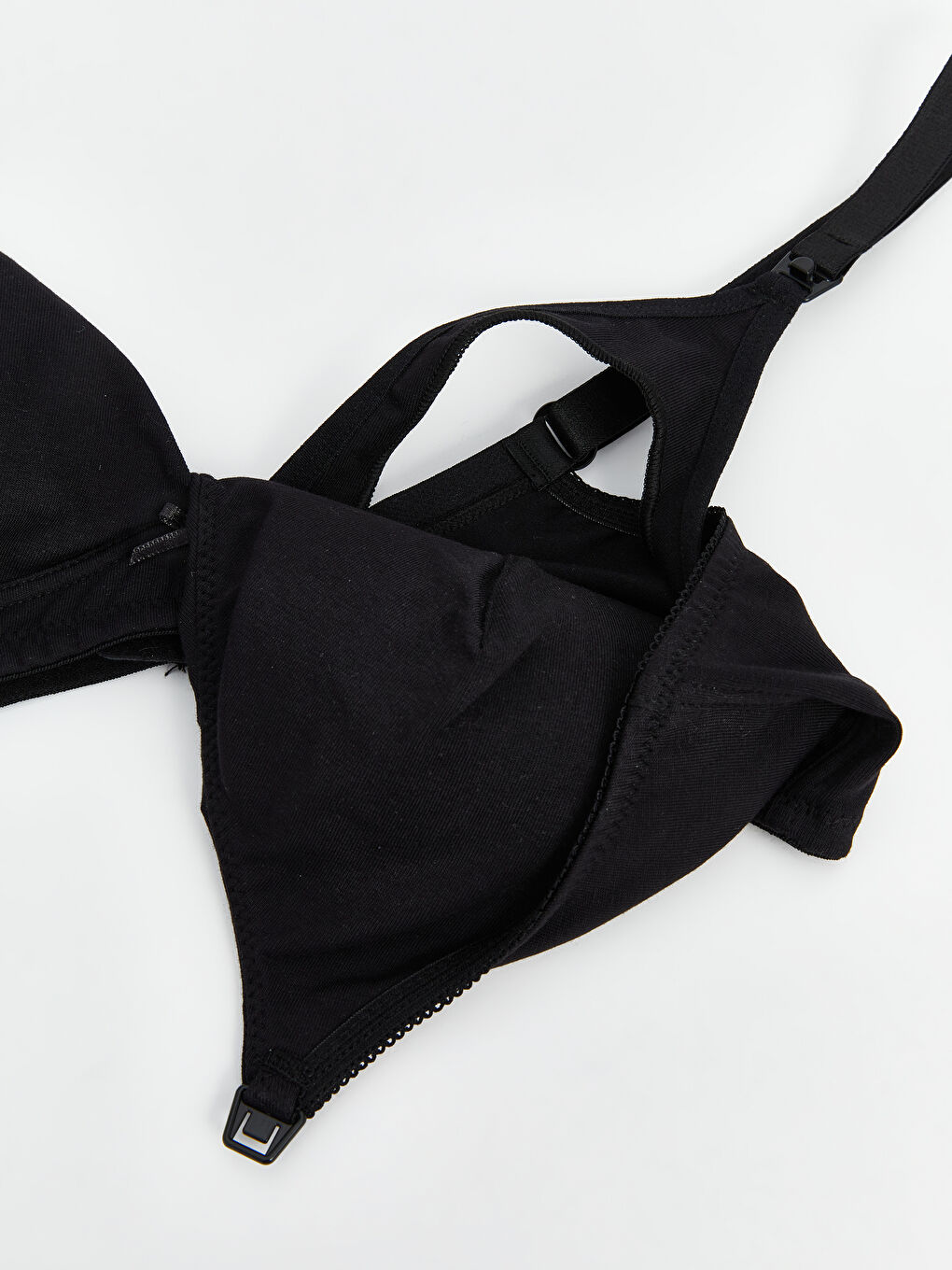 Siyah Balensiz Dolgusuz Emzirme Sütyeni-3