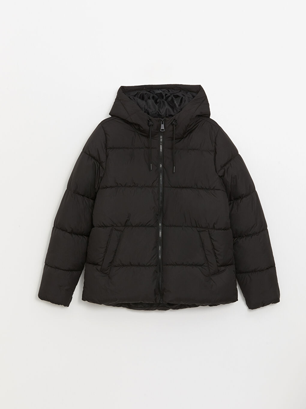 Hooded Women's Puffer Coat-5