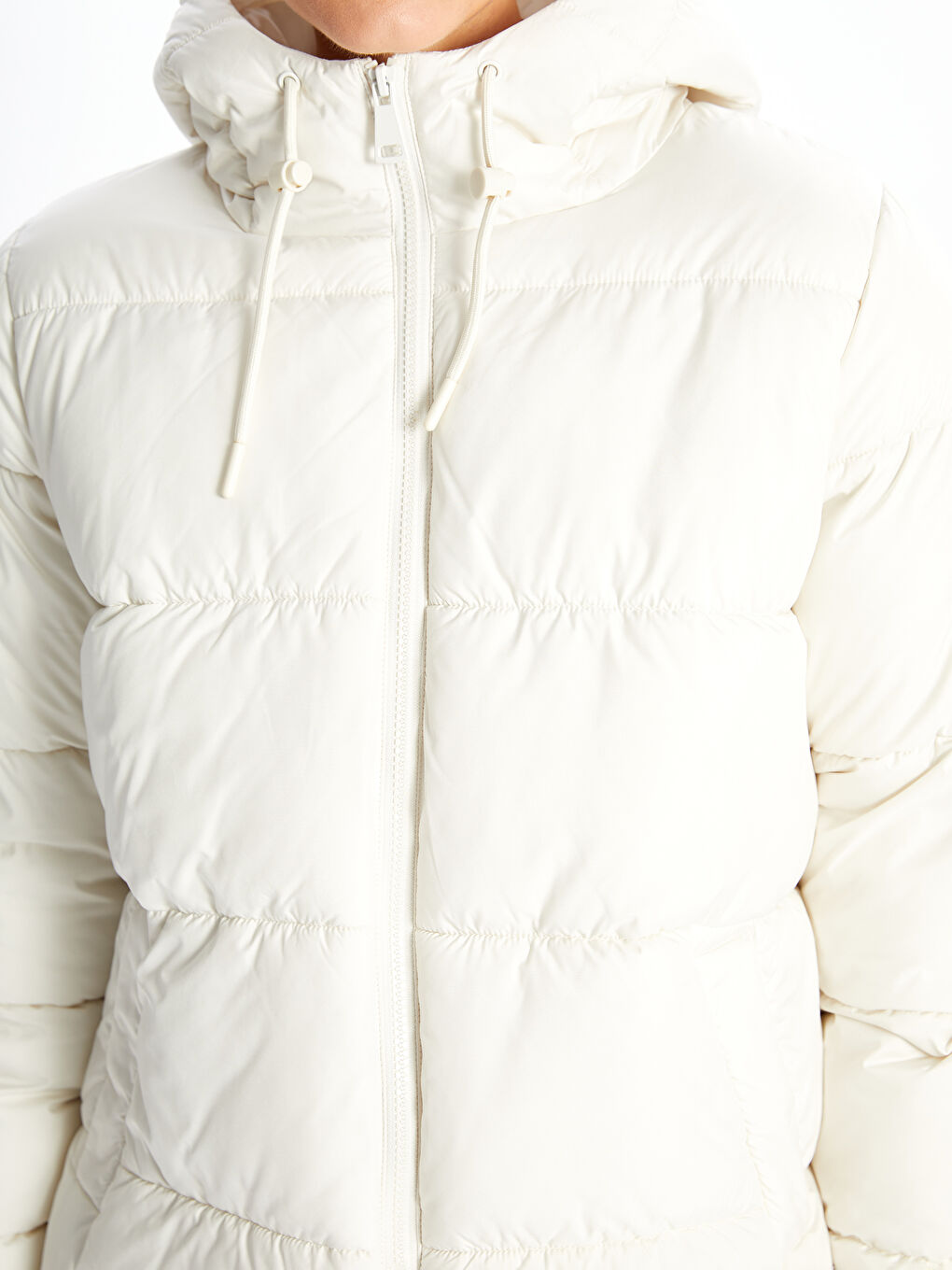 Hooded Women's Puffer Coat-2