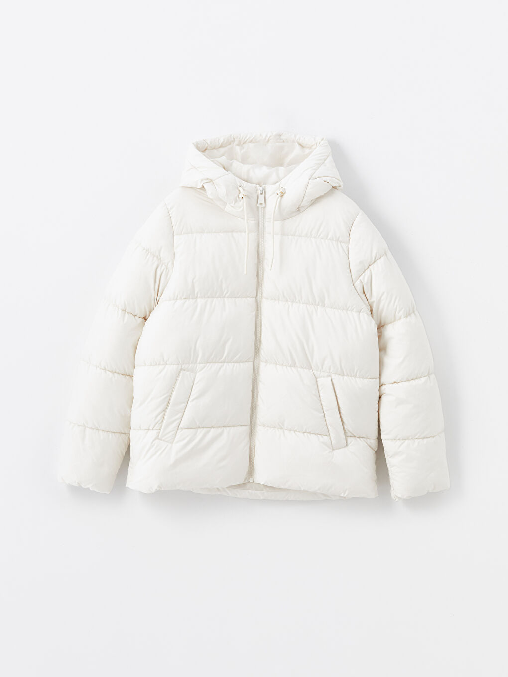Hooded Women's Puffer Coat-5
