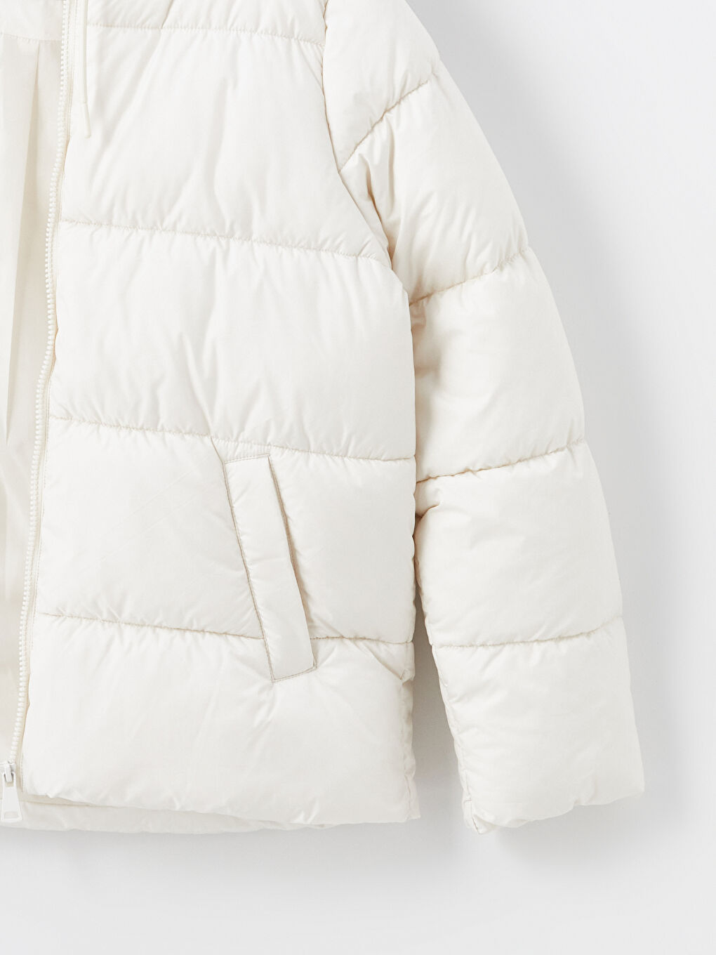 Hooded Women's Puffer Coat-7