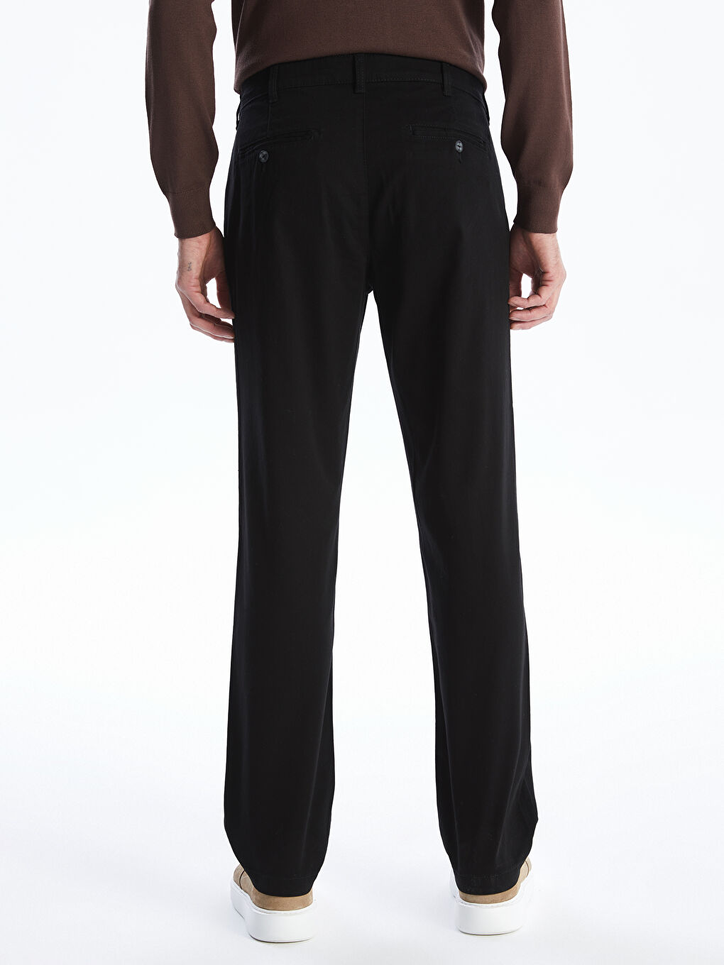 LCWAIKIKI Classic Standard Fit Gabardine Men's Chino Trousers -W51787Z8-CVL