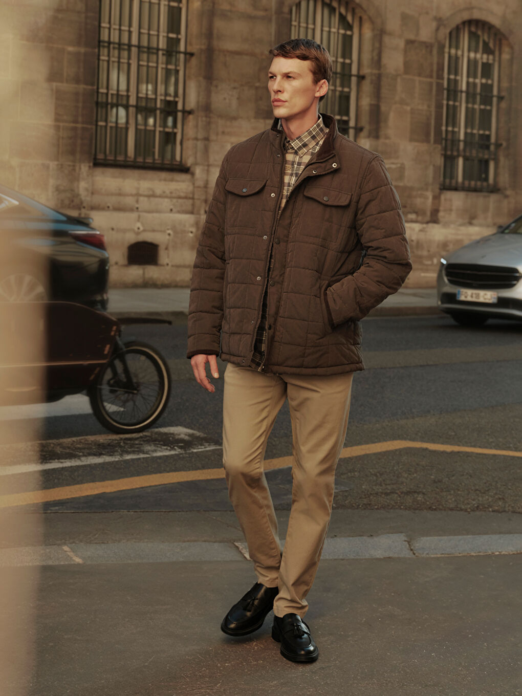 Slim Fit Men's Chino Trousers -W51788Z8-YAA