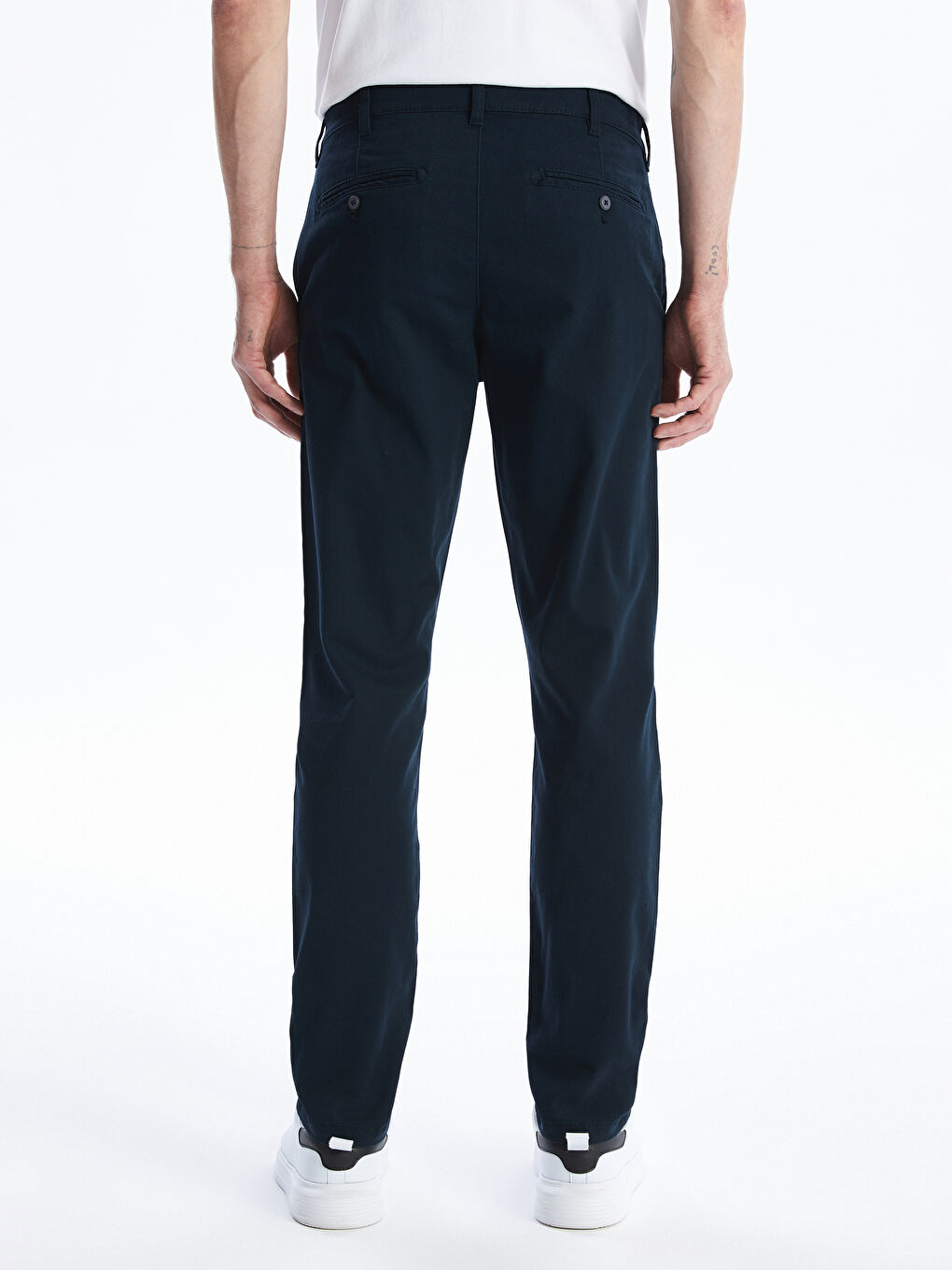 Slim Fit Men's Chino Trousers -W51788Z8-YEF