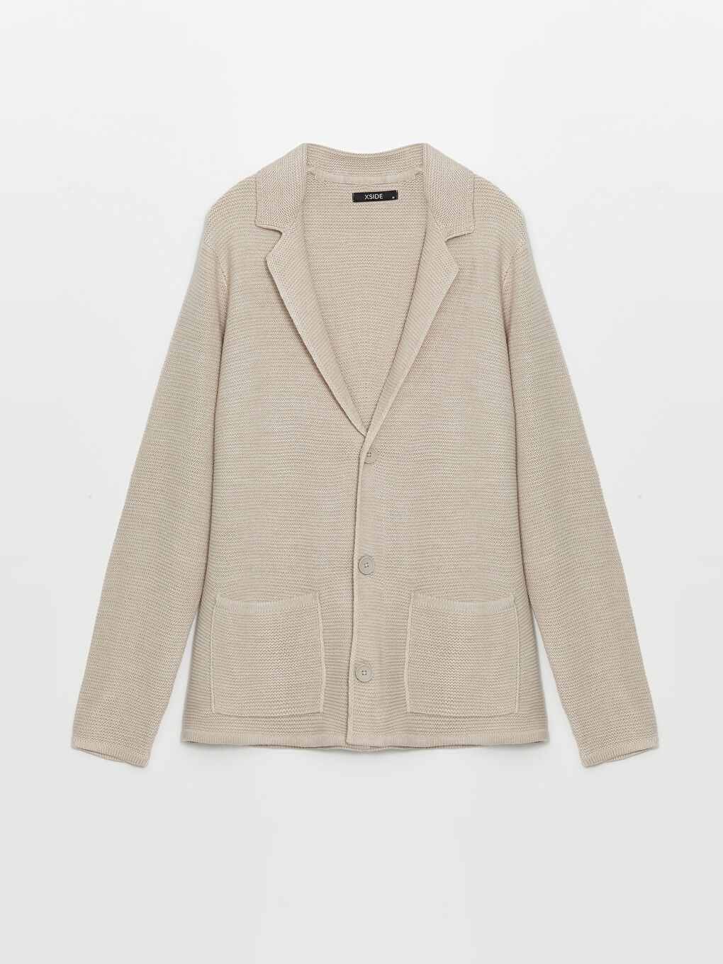 XSIDE Standard Fit Jacket Neck Men's Knitwear Cardigan -W51806Z8-HZY