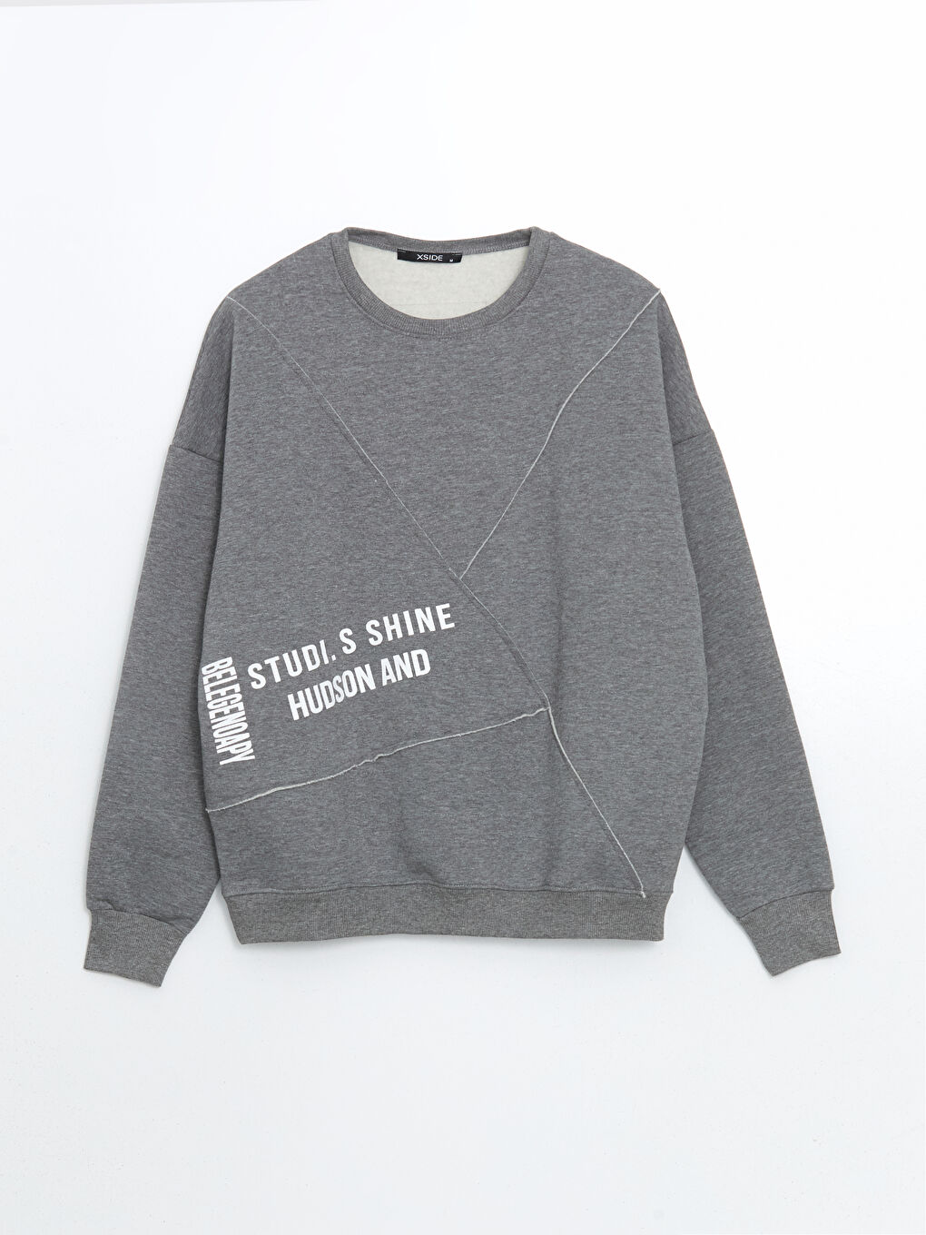 Crew Neck Printed Women's Sweatshirt-4