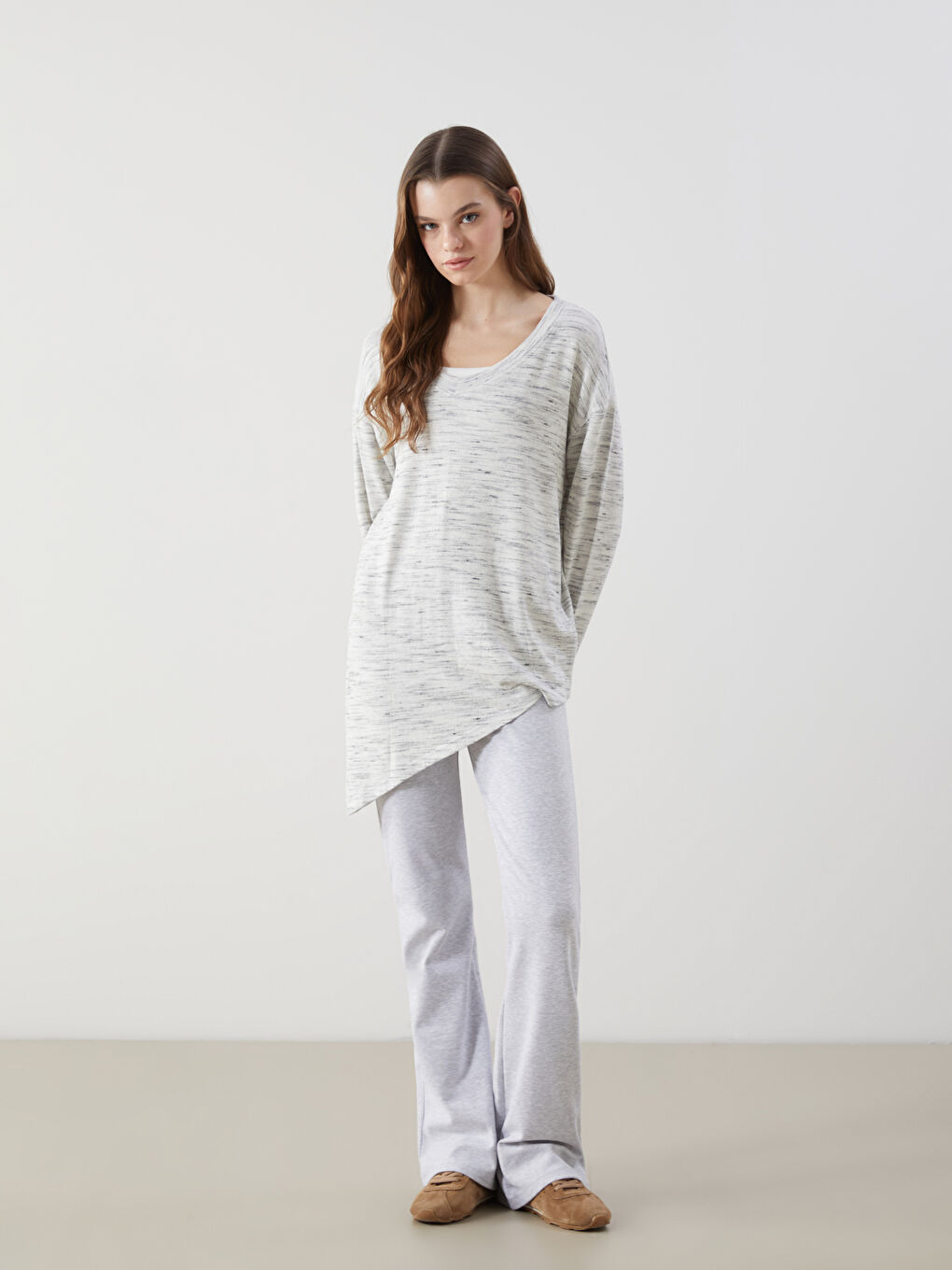 Crew Neck Women's T-Shirt -W4LM92Z8-FJR