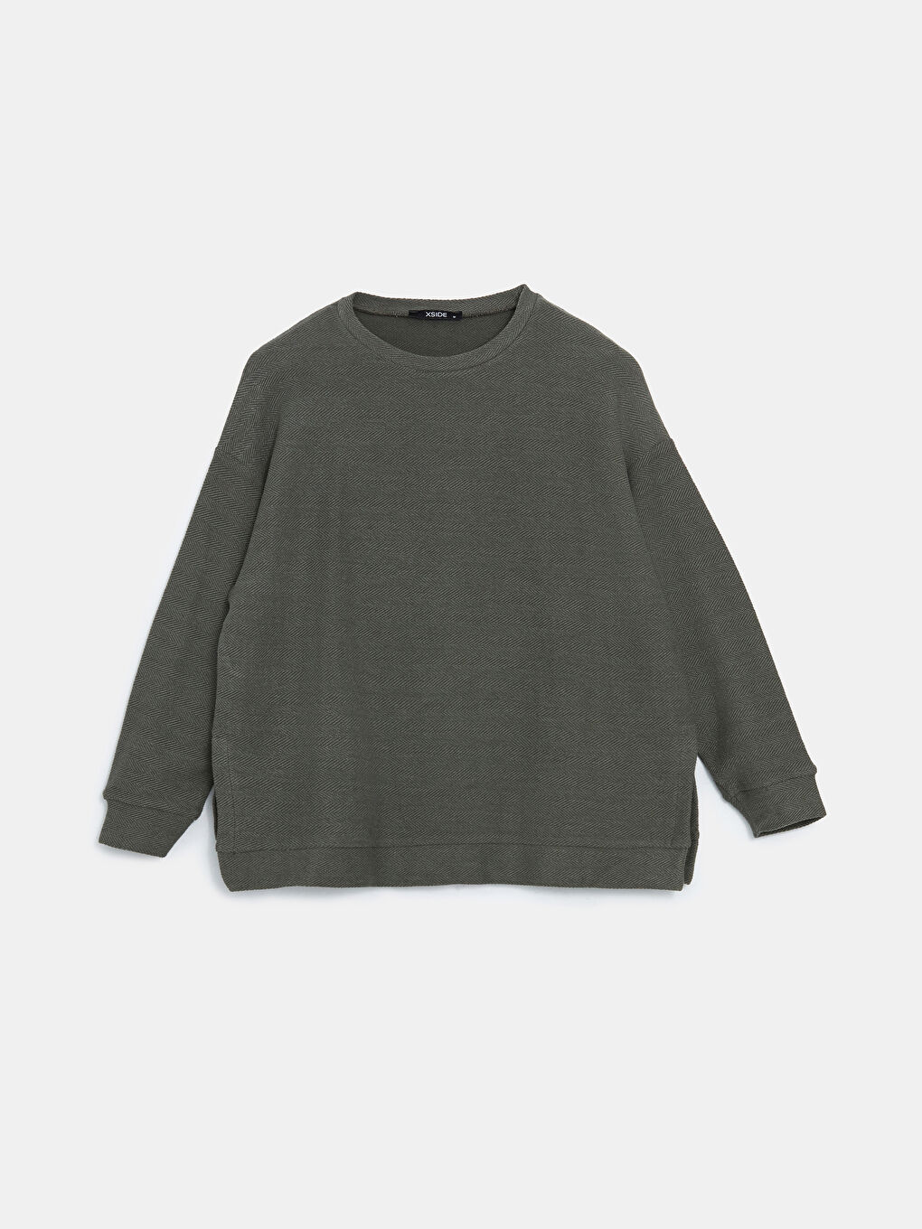 Crew Neck Patterned Women's T-Shirt -W4LM94Z8-DYG