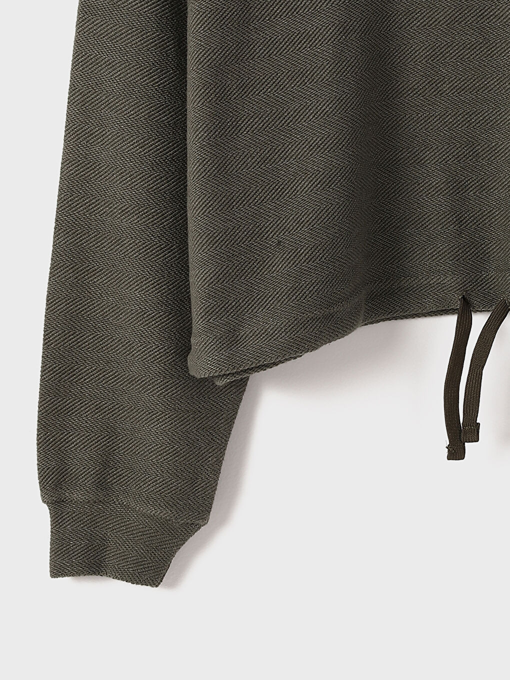 Crew Neck Patterned Sweatshirt -W4LM96Z8-DYG