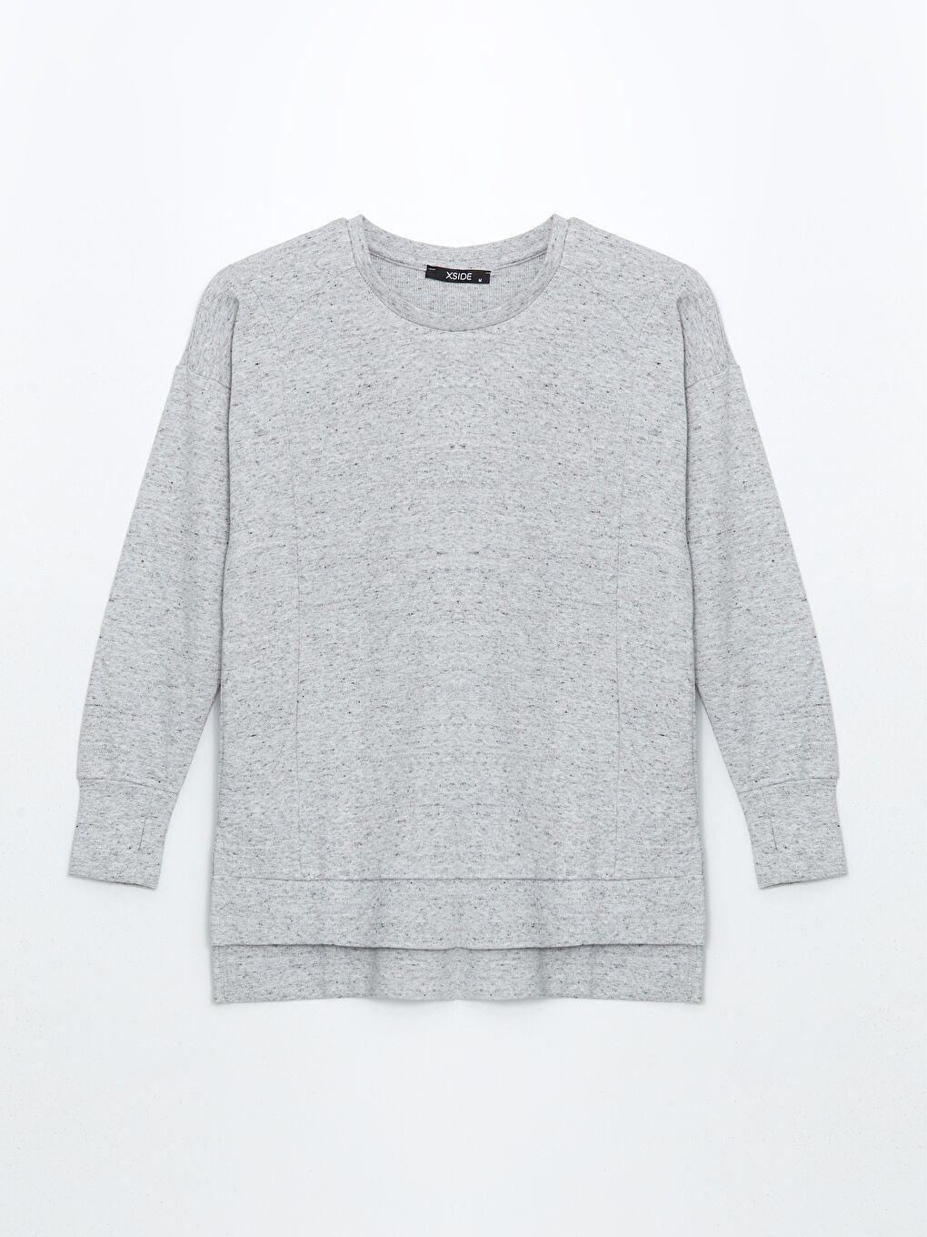 Crew Neck Oversize Women's Sweatshirt Tunic -W4LM97Z8-DPV
