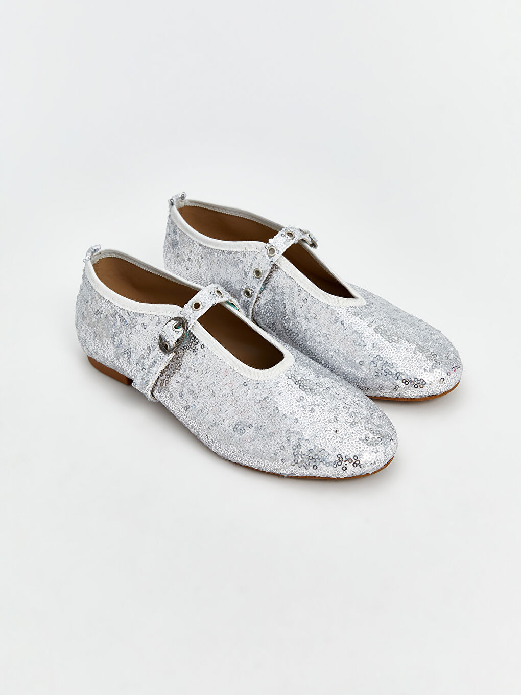 Gri Pul Detaylı Kadın Babet-2