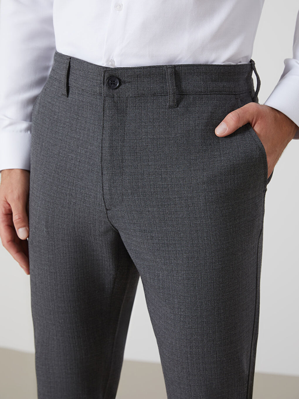 LCWAIKIKI Formal Siyah Slim Fit Erkek Pantolon - 2