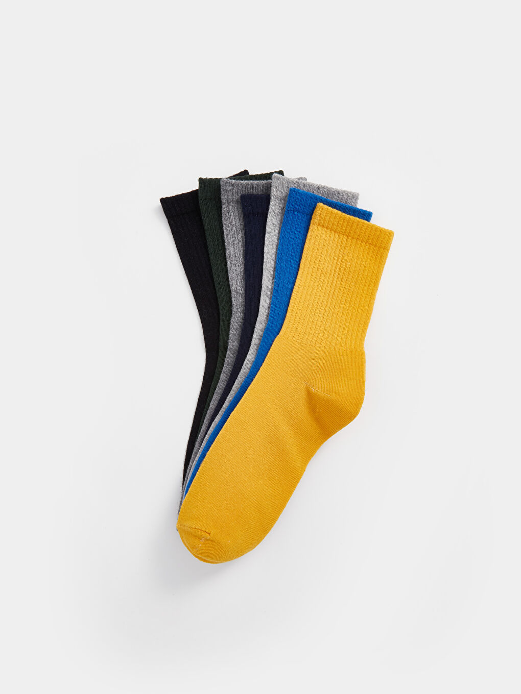 LCW Kids Basic Boys' Ankle Socks 7 Pack -W51906Z4-K00