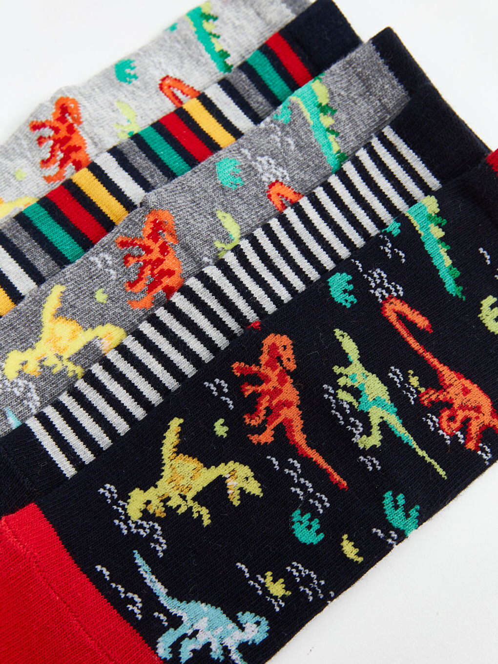 Patterned Boys' Ankle Socks 5 Pack-2