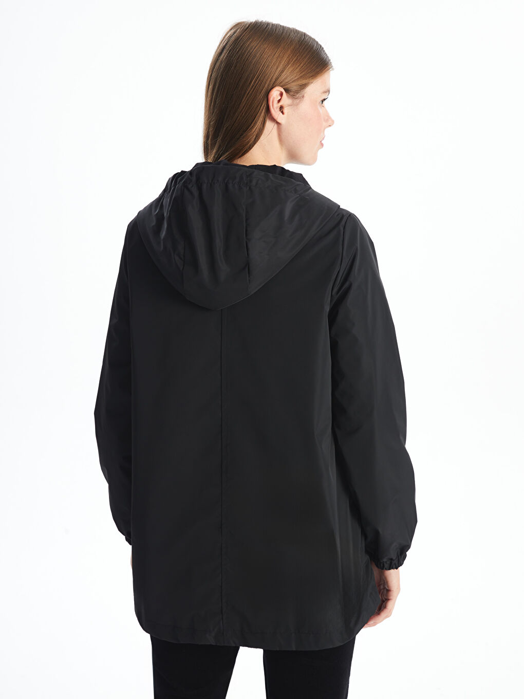 Hooded Women's Raincoat-9