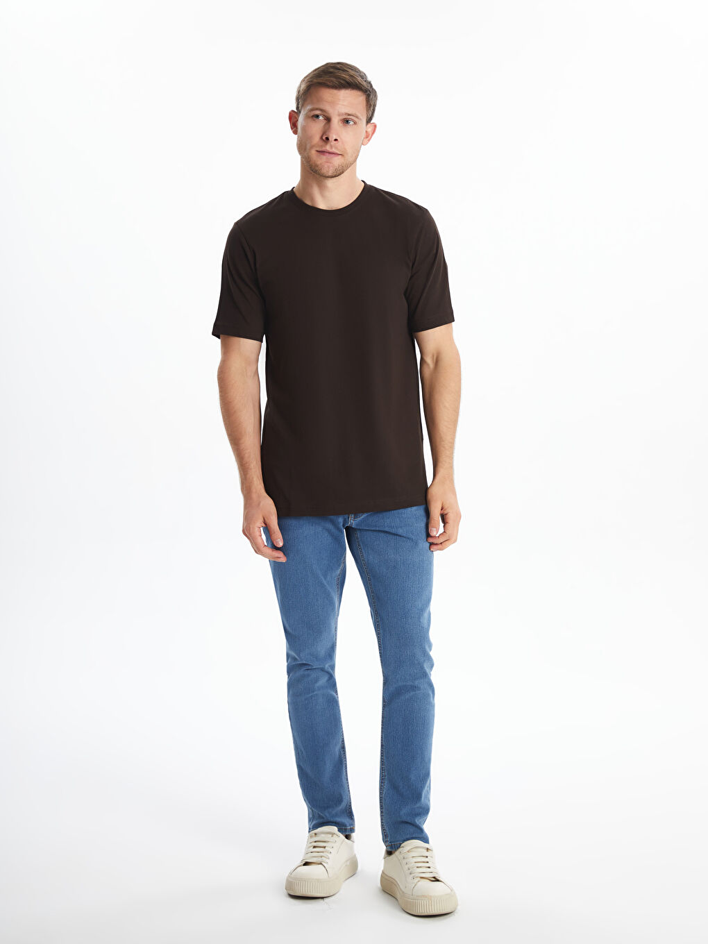 LCWAIKIKI Classic Crew Neck Jersey Men's T-Shirt -W52039Z8-YKY